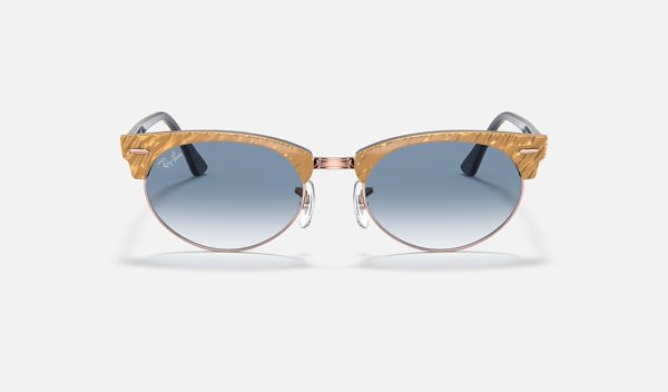 Ray Ban Clubmaster Oval Ray Ban Clubmaster Black Frame Womens Gradient Sunglasses RB3946