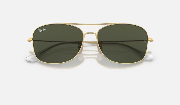 Ray Ban Blue Gradient Sunglasses Pillow Frame Metal Frame Sunglasses RB3799
