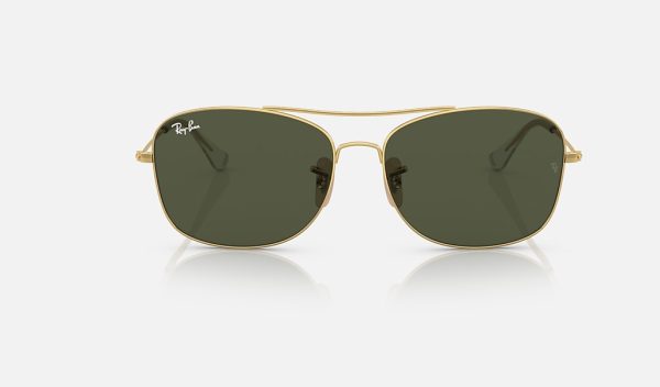 Ray Ban Blue Gradient Sunglasses Pillow Frame Metal Frame Sunglasses RB3799