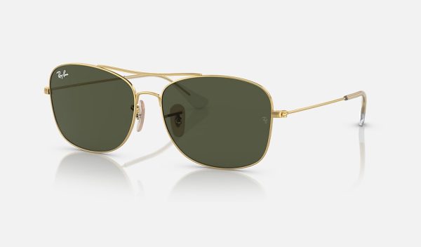 Ray Ban Blue Gradient Sunglasses Pillow Frame Metal Frame Sunglasses RB3799