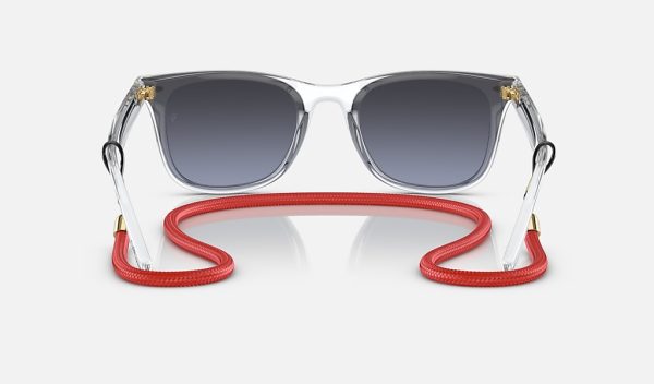 Ray-Ban Injected Sunglasses Ray Ban Blue Gradient Sunglasses Retro Square Sunglasses RB4391D
