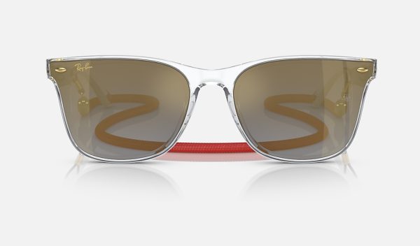 Ray-Ban Injected Sunglasses Ray Ban Blue Gradient Sunglasses Retro Square Sunglasses RB4391D