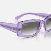 Ray Ban Stories Pillow Back Bed Frame Acetate Frame material Grey Gradient Sunglasses RB4395