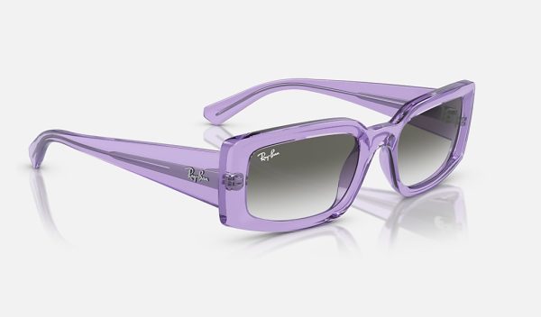 Ray Ban Stories Pillow Back Bed Frame Acetate Frame material Grey Gradient Sunglasses RB4395
