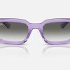 Ray Ban Stories Pillow Back Bed Frame Acetate Frame material Grey Gradient Sunglasses RB4395