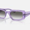 Ray Ban Stories Pillow Back Bed Frame Acetate Frame material Grey Gradient Sunglasses RB4395