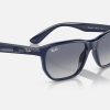 Ray Ban Irregular Sunglasses Acetate Frame Sunglasses Blue Gradient Sunglasses RB4404M