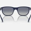 Ray Ban Irregular Sunglasses Acetate Frame Sunglasses Blue Gradient Sunglasses RB4404M