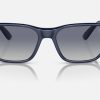 Ray Ban Irregular Sunglasses Acetate Frame Sunglasses Blue Gradient Sunglasses RB4404M